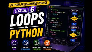 🐍 Python Programming Course | Lecture 6: Loops in Python