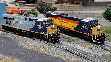 Custom HO CSX Heritage Units- Seaboard System 1982 + Chessie 1973