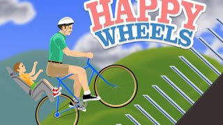 Extreme spike fall happy wheels (NO LAG)!
