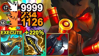 Wild Rift China Graves Jungle - 20KILL Broken Crit Graves Build Runes - Challenger Graves Gameplay