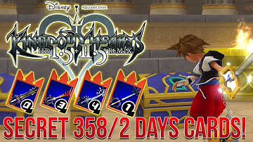 Kingdom Hearts Re:Chain of Memories - Secret 358/2 Days Keyblade Cards! (Guide)
