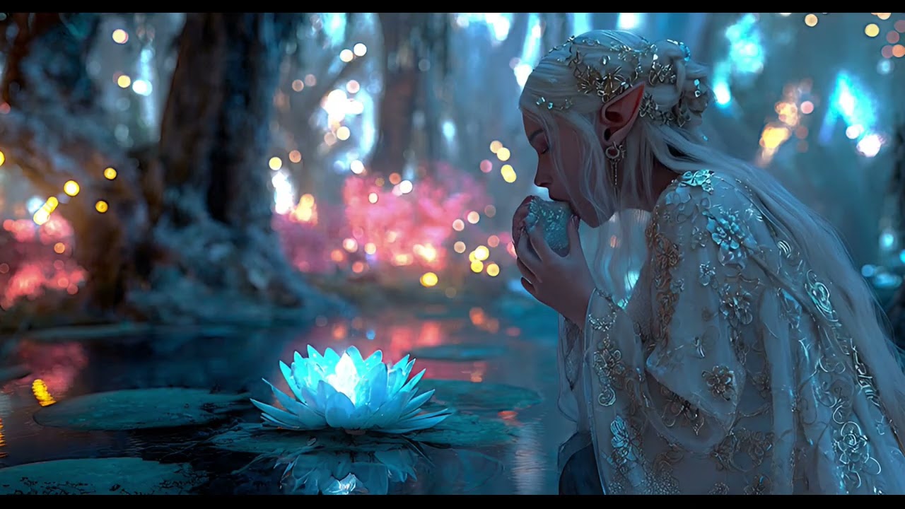 Relaxing Music for Sleep - Elegant High Elf in the Whispering Woods