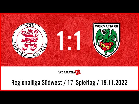 Hessen Kassel - Wormatia Worms 1:1 (19.11.2022)