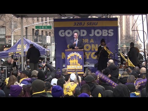 Governor Cuomo Delivers Remarks at 32BJ Rally