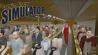 محاكي مضيف الطيران #1 الركاب قرفوني في عيشتي 😂😂 cabin crew simulator  screenshot 3