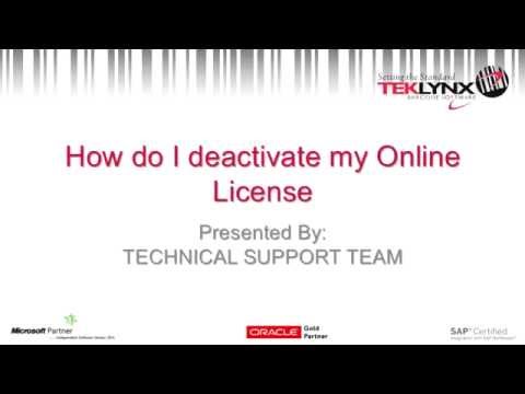 TekTip: How to Deactivate Your Online License