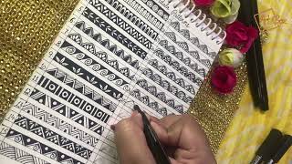 50 Easy Mandala Patterns For Beginners ||Part-2|| How do you draw mandala art step by step