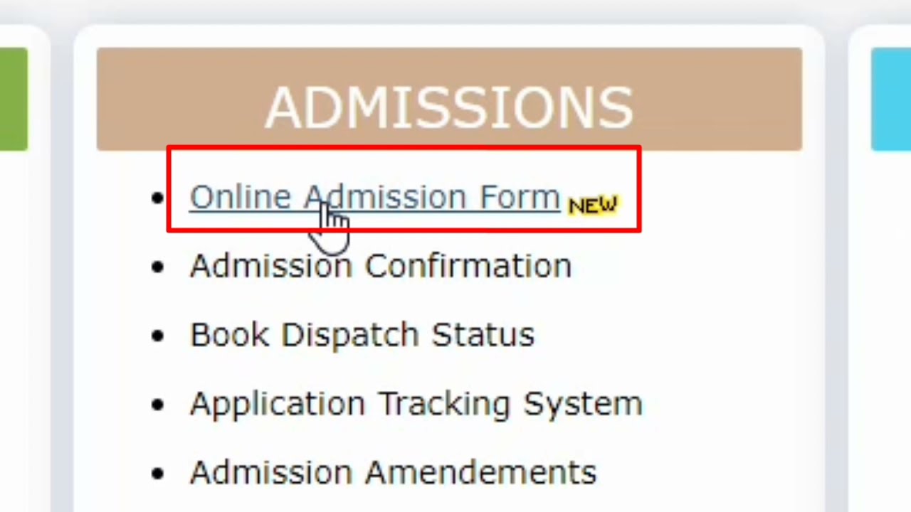 AIOU  New Admission Start Tutorial |  How to fill the admission form | admission form 2021