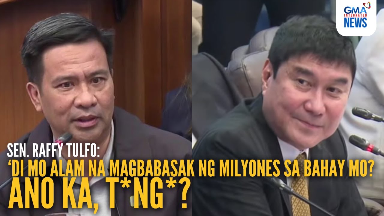 Sen. Raffy Tulfo confronts the alleged 'BGC Boys' bagman | GMA Integrated News