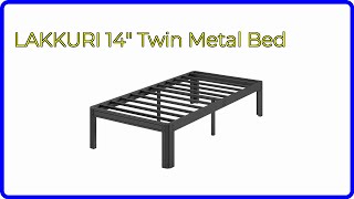 REVIEW (2026): LAKKURI 14' Twin Metal Bed. ESSENTIAL details.