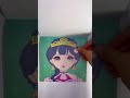 💖 Sticker Queen Transformation! Turn Stickers Into a Royal Queen 👑✨ #stiker #journal #viralshorts