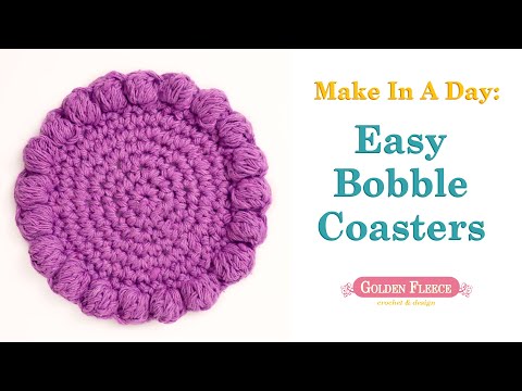 CROCHET 101: How to Crochet the Sunrise Coaster [Stitch-By-Stitch Tutorial  for Beginners!] 