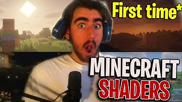Using MINECRAFT SHADERS for the First Time!!! | (ep 2)