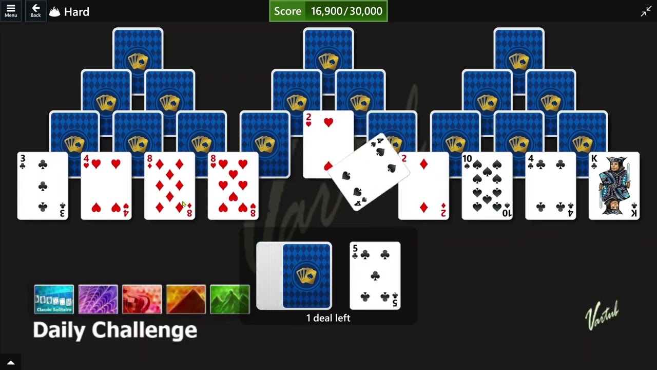 Microsoft Solitaire Collection - ♤♥ Community Challenge: Play