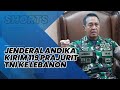 Momen Akrab Jenderal Andika dan Laksamana Yudo Margono Melepas Satgas Maritim TNI ke Lebanon