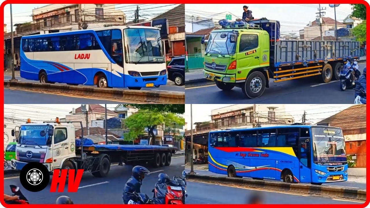 Relaxing Afternoon Rush of Heavy Vehicles, Part 2