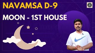 Moon in 1st House in D-9 Navamsa Chart - Vedic Astrology