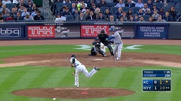 KC@NYY: Cuthbert smashes a two-run shot to left field