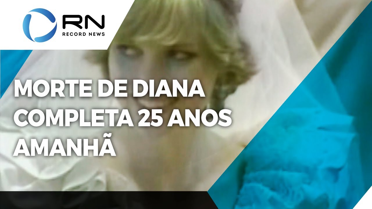 Morte de princesa Diana completa 25 anos nesta quarta-feira