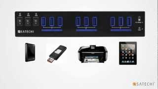 Satechi 10 Port USB 3.0 Hub with iPad Charging Port