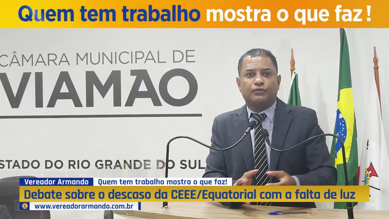 22/03/2022 - Nota de Repúdio CEEE/Equatorial, pelos prejuízos a população viamonense