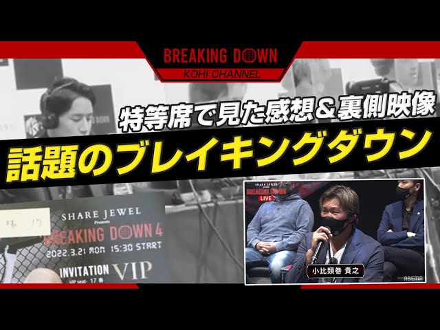 breaking downブレイキングダウンパス3枚セット