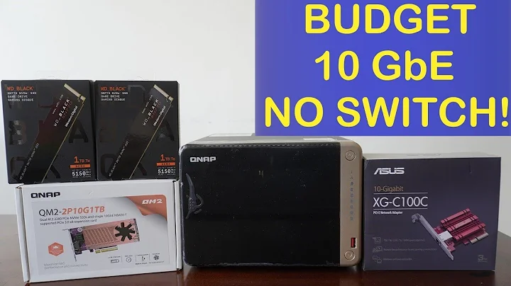 QNAP TS-664, QM2-2P10G1TB, ASUS XG-C100C, 10GbE Ethernet Budget Setup tutorial NO SWITCH, speed test - DayDayNews