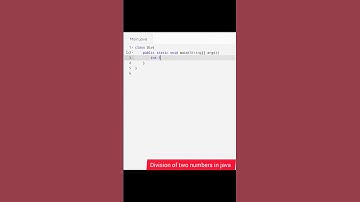 Division of two numbers in java #project #coding #java #shorts