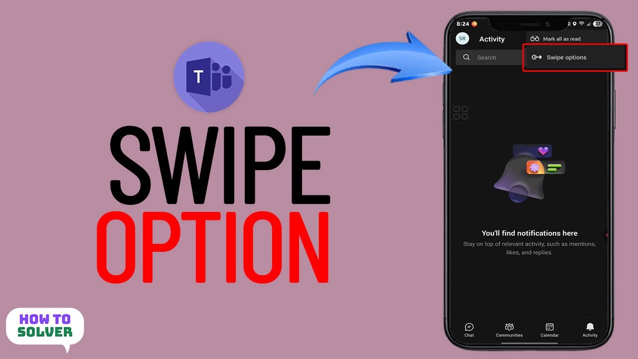 Swipe Option How to Find Swipe Option in Microsoft Teams - YouTube