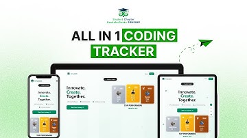 Track. Flex. Repeat. | All in 1 Coding Tracker | GeeksforGeeks Student Chapter SRM Ramapuram