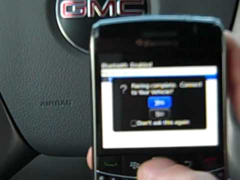 How to pair Bluetooth on your GMC