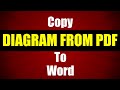 How to Copy Diagram from PDF to Word