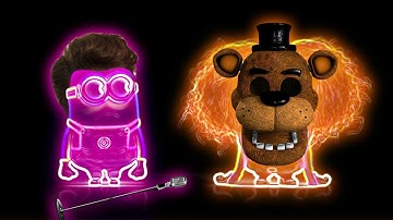 Evil Minion Wants Banana Vocoded To FNAF 1 and Never Gonna Give You Up