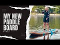 Trying out my new inflatable paddle board by upwell