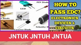 HOW TO PASS EDC SUBJECT? TIPS TO PASS #jntuh #jntuk #jntua