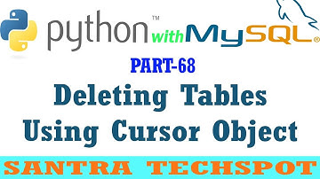 #68 | Deleting MySQL DataBase Tables Column Using Python | Python Tutorial in Tamil