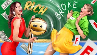 Rich Teacher vs Broke Teacher / Teacher Wars!