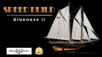 🇨🇦 How I made model of the MOST Famous Canadian Sailing Vessel, Billing Boats Bluenose II 1:100