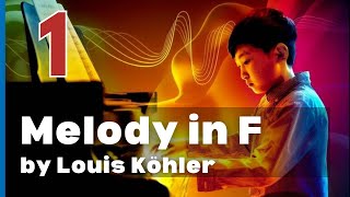 Melody in F (op.190, no.27) by L Köhler: ABRSM Grade 1 Piano 2025 & 2026 screenshot 1