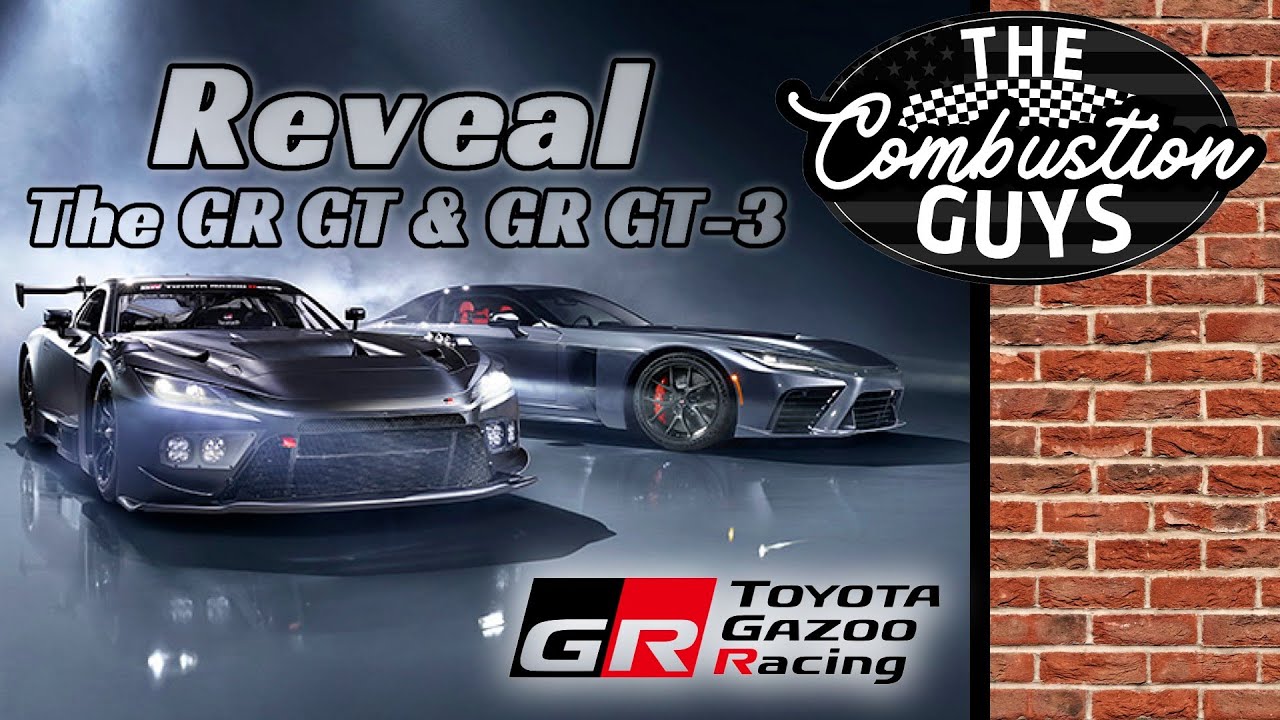 Реакция на новые автомобили Toyota GR GT и GR GT3 с двигателем V8 объемом 4,0 литра Twin Turbo с ...