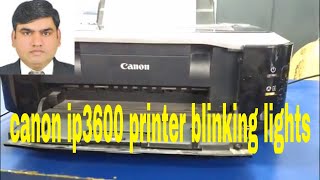 canon printer blinking lights YouTube