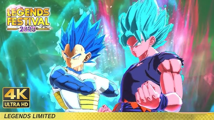 LL SS Blue Evolved Vegeta & SS Blue Kaioken Goku Preview - Dragon Ball  Legends 