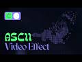Procedural ASCII Video Effect in Cavalry