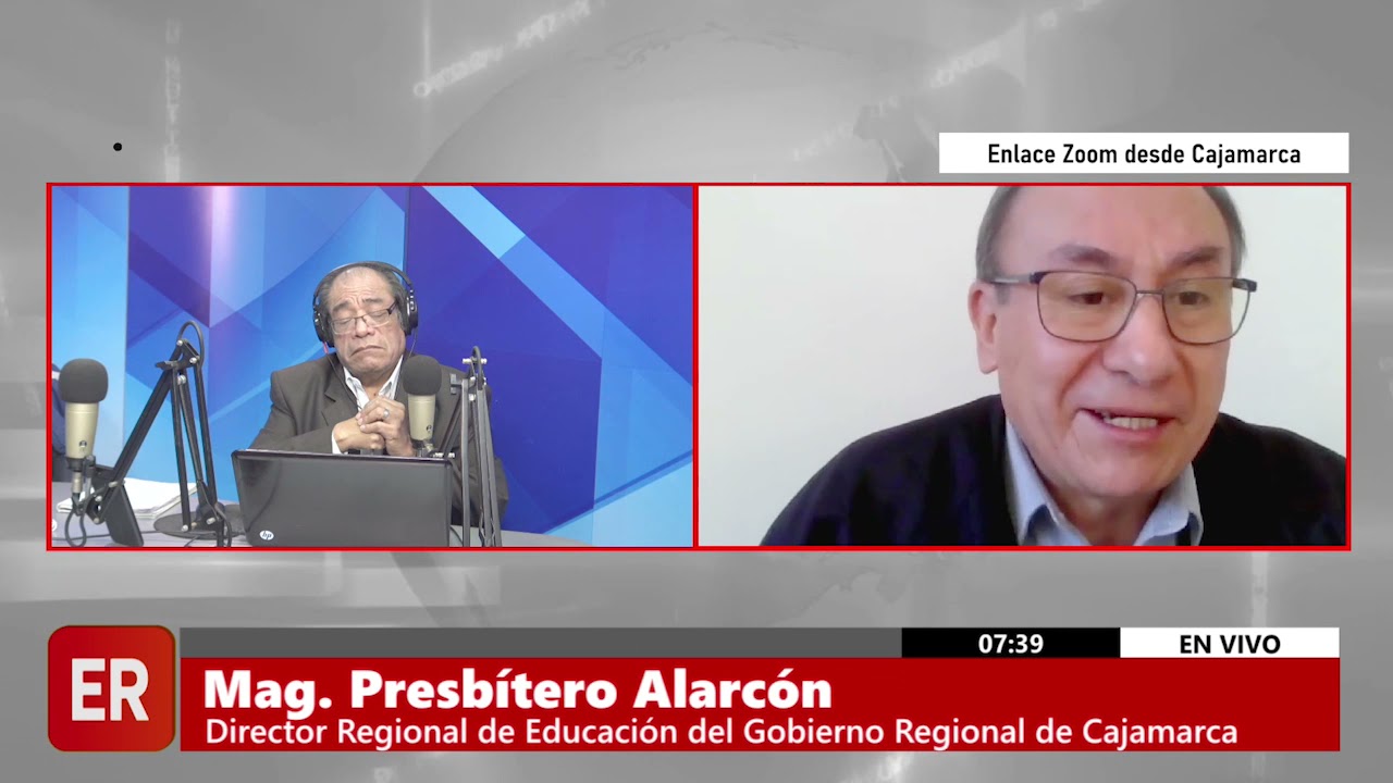 ENTREVISTA A PRESBÍTERO ALARCÓN, DIRECTOR REGIONAL DE EDUCACIÓN DEL GOBIERNO REGIONAL DE CAJAMARCA