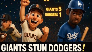 Giants Shock Dodgers with Clutch Rally & Lockdown Pitching! | 5-1 Final