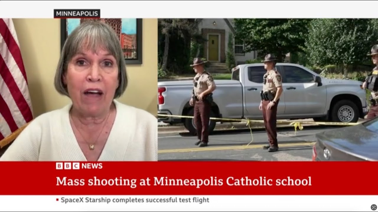 Rep. McCollum Discusses Tragic Shooting at Annunciation Catholic Church | BBC World News America