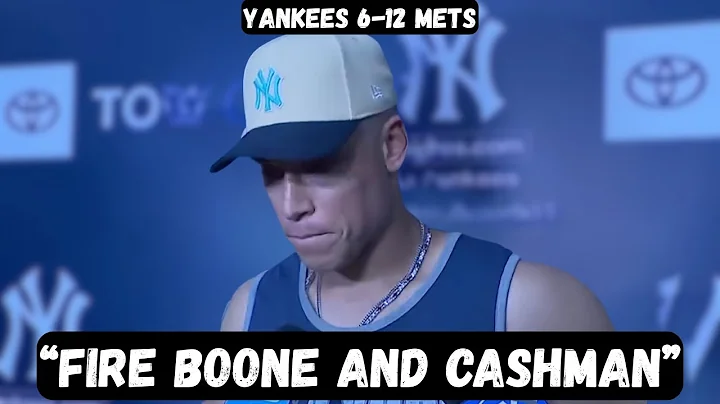 Aaron Judge WANTS Boone and Cashman FIRED after 6th straight loss - Post Game Interview vs Mets