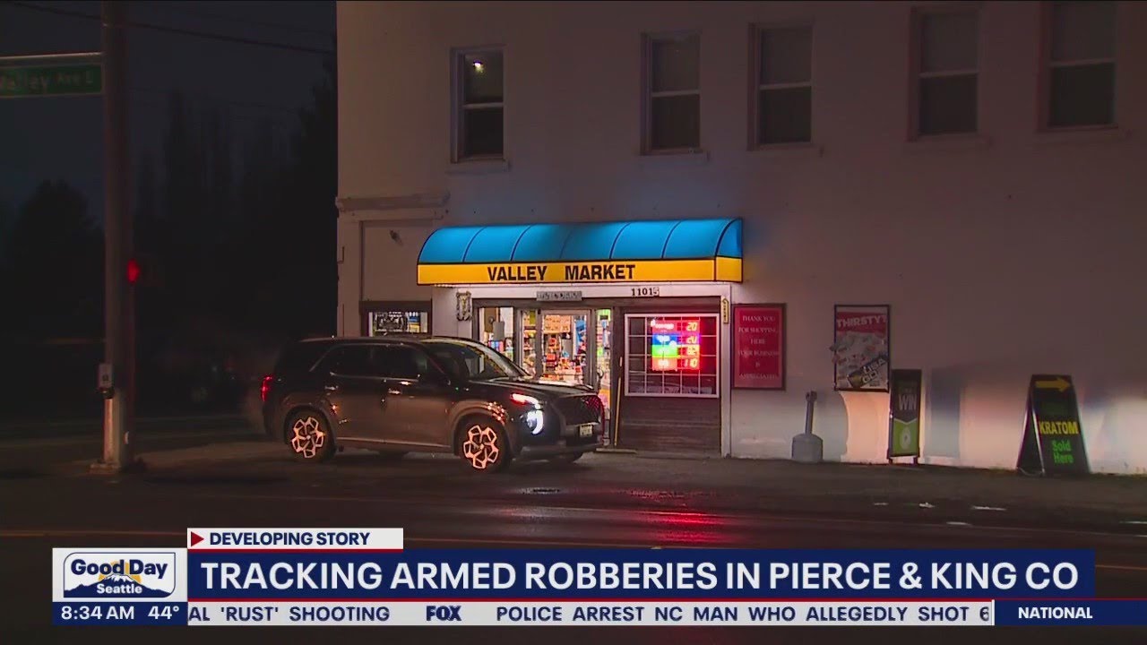 Tracking armed robberies in Pierce, King Co. - YouTube
