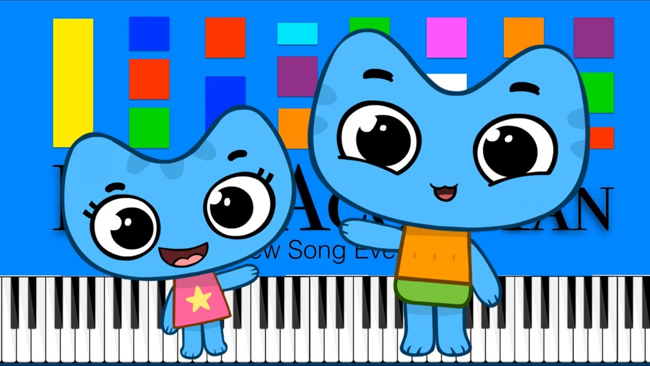 Kit n Kate Theme Song Slow EASY Medium 4K Piano Tutorial YouTube
