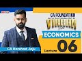 CA FOUNDATION ECONOMICS | NEW SYLLABUS FOR JUNE 24 | LECTURE 6 #caharshadjaju  #swapnilpatniclasses